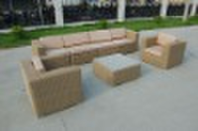 rattan sofa set