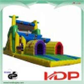 Inflatable bouncer, kids play castle