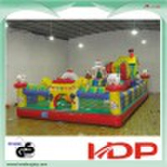 Inflatable bouncer, kids play castle