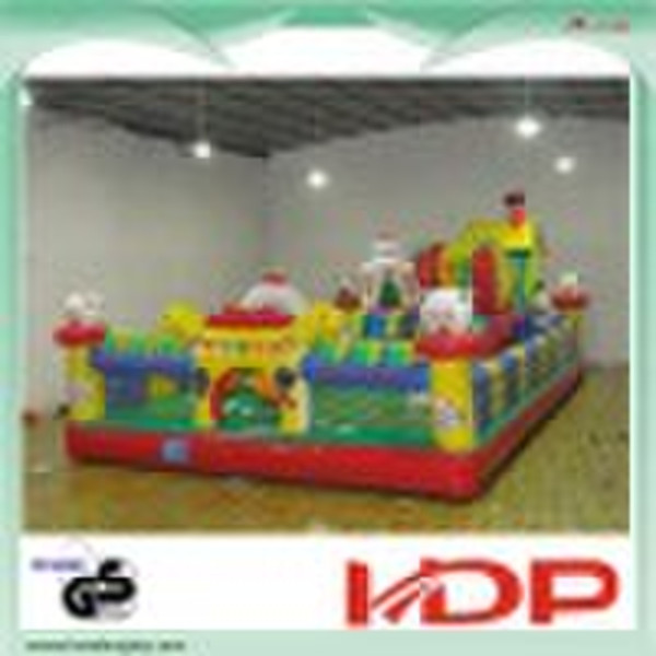 Inflatable bouncer, kids play castle