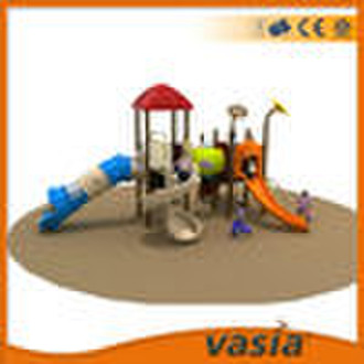 Safe outdoor playground park slide