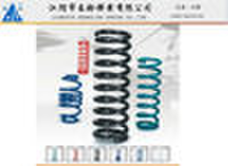 Tension oil cylinder-use springs