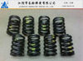 Tension oil cylinder-use springs