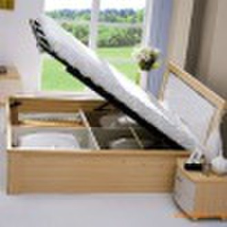 branching bed frame with gas spring