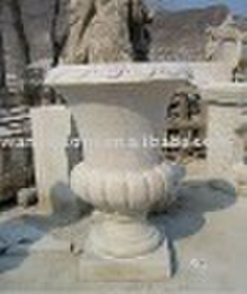 natural marble flower pot,garden flower pot,ornman