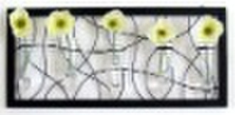 metal flower vase/wall hanging