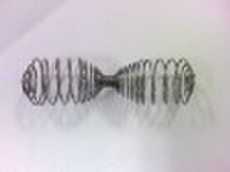 spiral hourglass shaped helical springs