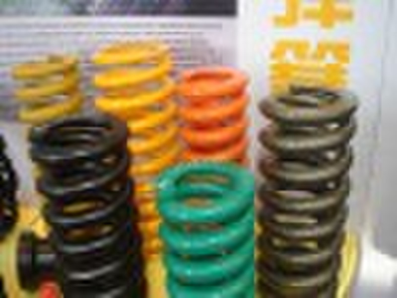 cylindrically coiled compression spring