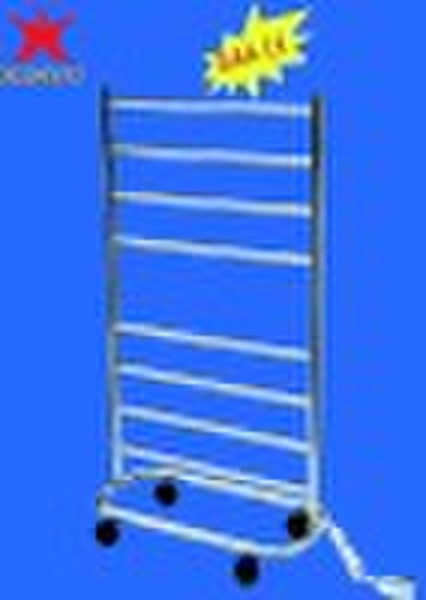 Moving Heated Towel Rack