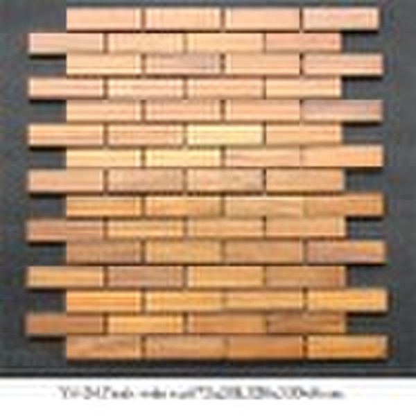 Teak(20x72)   wood mosaic