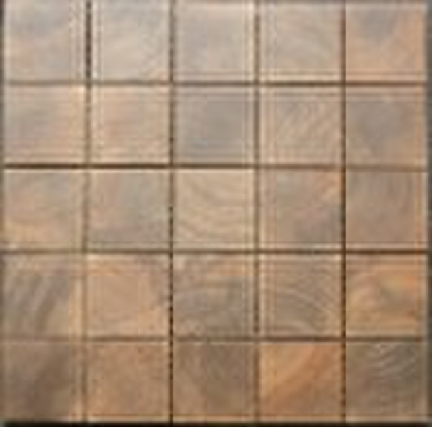 Chocolate Oak cross cut(64x64)  wood mosaic