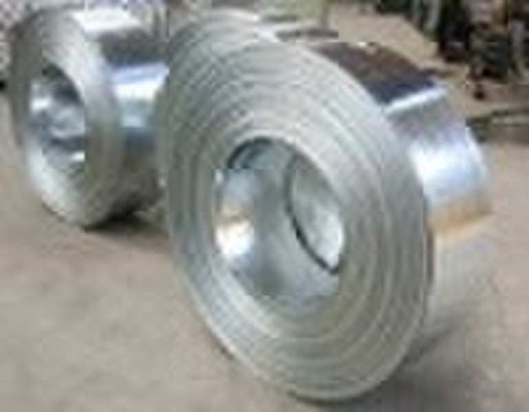 Hot dip galvanized steel strips