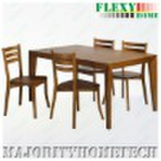 wooden dining table dining chair