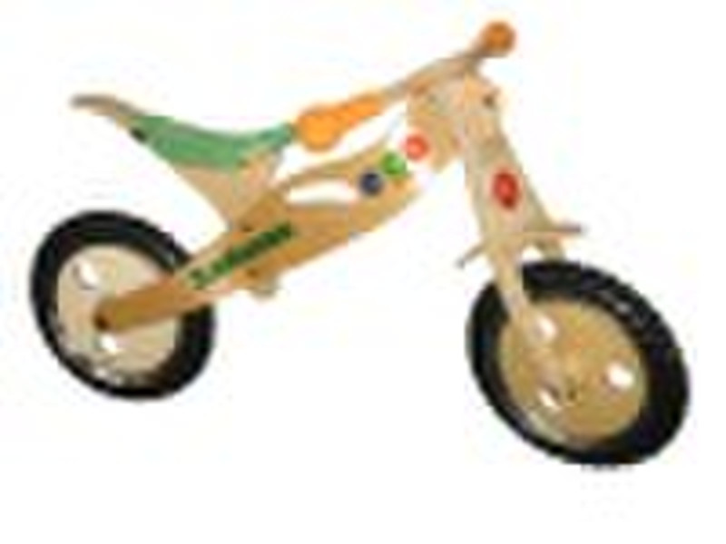 children's wooden bike