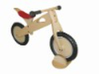 wooden balance bike