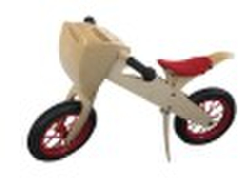 children's wooden bike