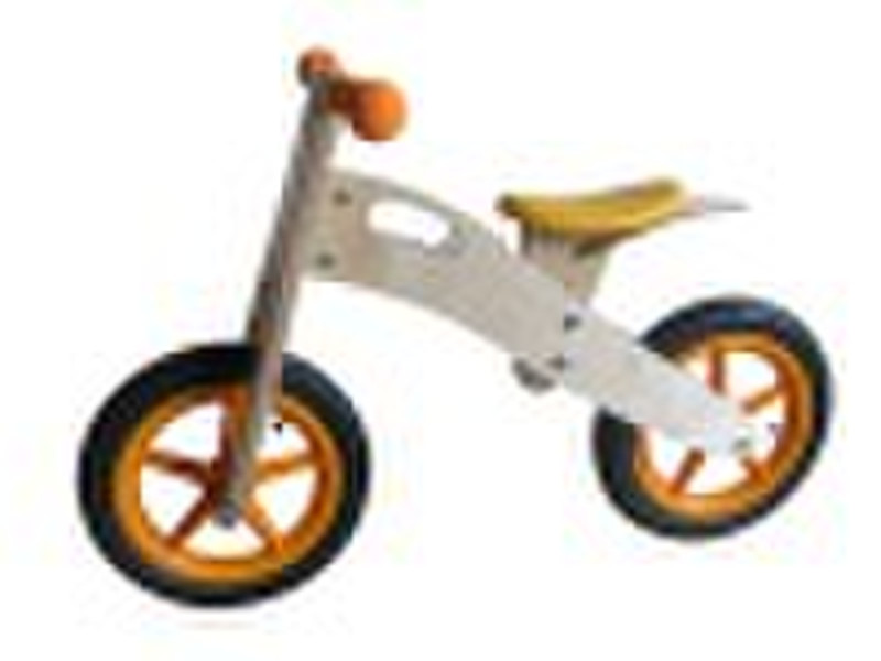 wooden balance bike