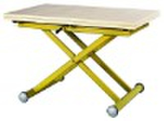 X Shaped Adjustable Folding Table