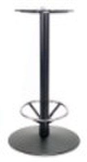 307HF     Round BAR Cast Iron Table Base with foot