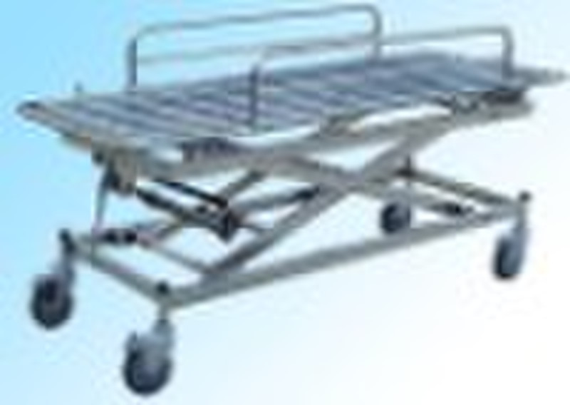 Stainless steel hospital vehicle bed for patient t