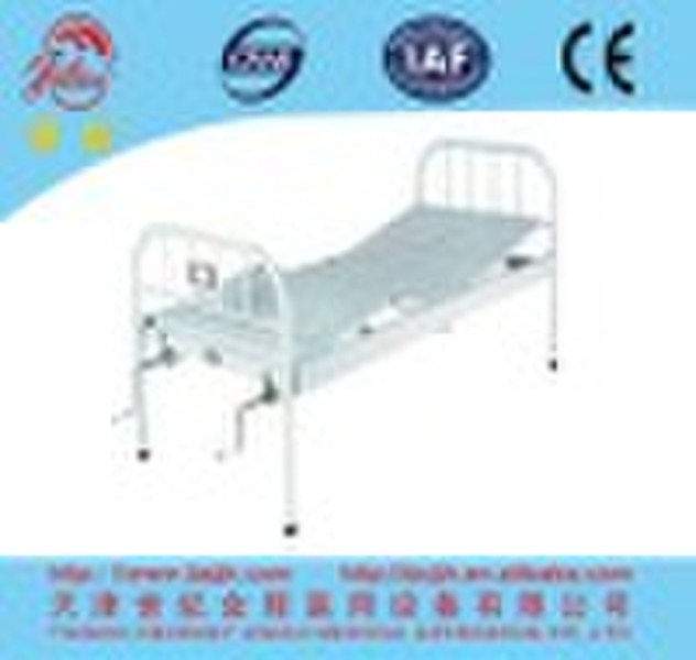 A37 Static powder coated hospital bed with two cra