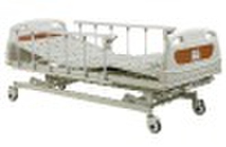 Three crank manual hospital bed