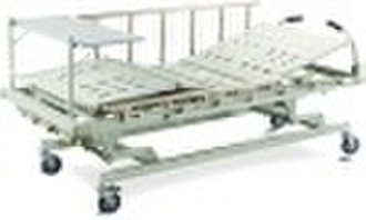 Three crank manual hospital bed