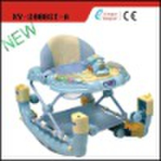 Baby walker with rocker