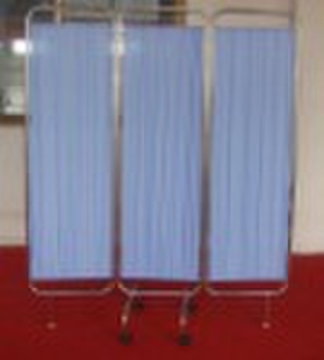 three panels foldable hospital screen