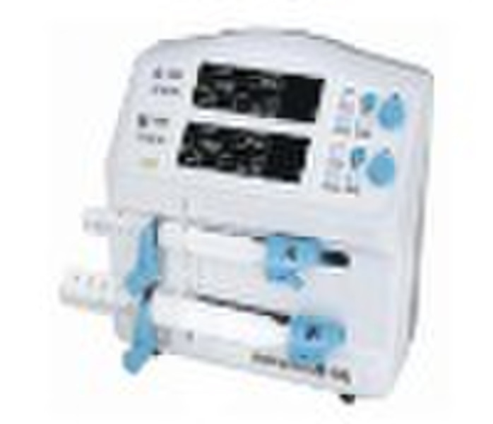 Double channel syringe pump