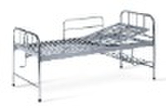 Single Crank Stainless Steel Hospital Bed