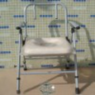 folding aluminum toilet chair