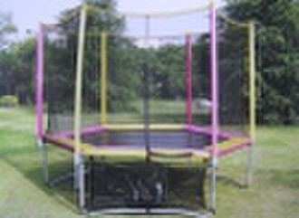 Sechs Trampolin