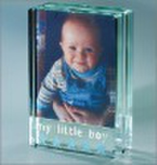 Glass photo frame