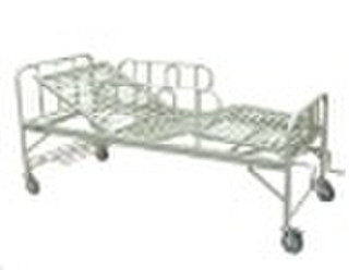 simple two cranks manual hospital bed