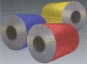 Per-painted aluminium coil and strip for aluminium