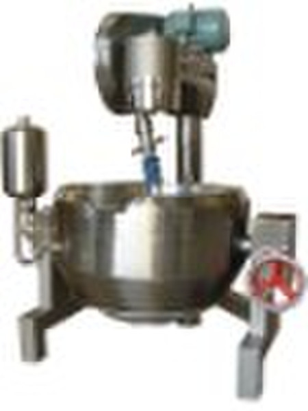 Hot-oil cooking mixer