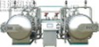 Automatic water bath type double kettles parallel