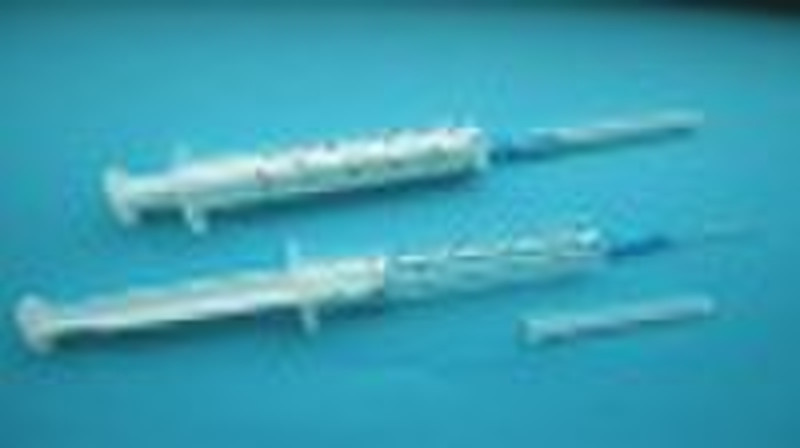 2 parts disposable syringe