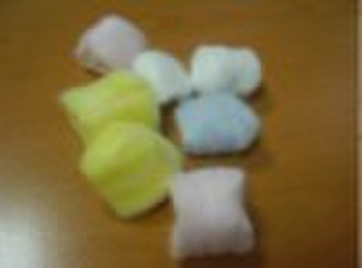 cosmetic colorful cotton ball