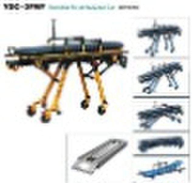 Stretcher for ambulance car