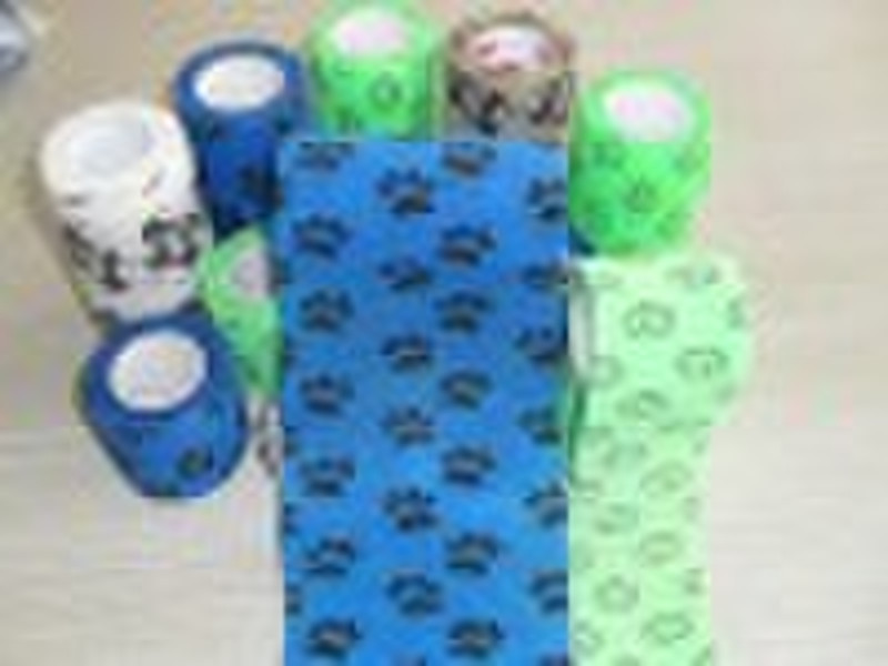 printed cohesive bandage