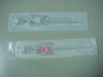 I.V. cannula with injection valve