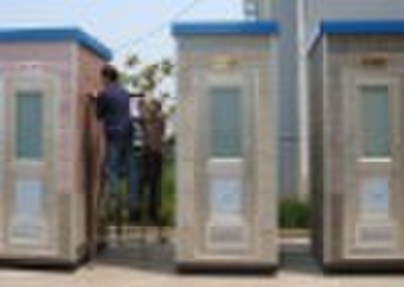 Metal carving panel Mobile Toilet