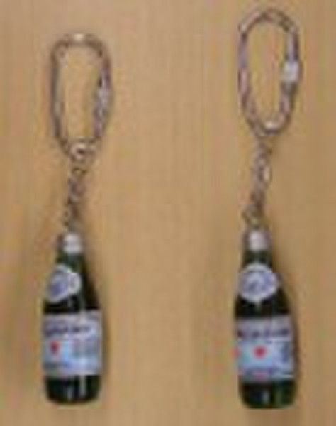 Beer Bottle Key Chain