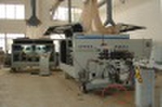 Laminate flooring production line
