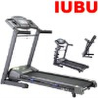 15% incline motorized  treadmill with double layer