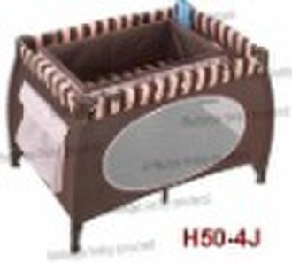 Baby playpen with bassinet