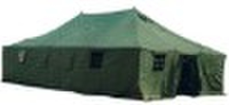 grass green single tent used by 20 people