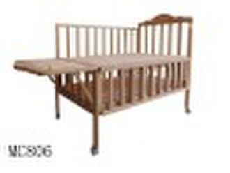 Convertible cot with independent bassinet